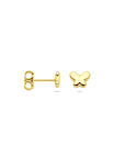 14K geelgouden oorknoppen vlinder 5 mm - 4033470