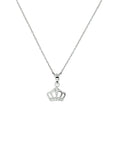 zilver gerhodineerd collier kroon zirkonia 36 + 4 cm 1337290 - PansiteNederland.nl