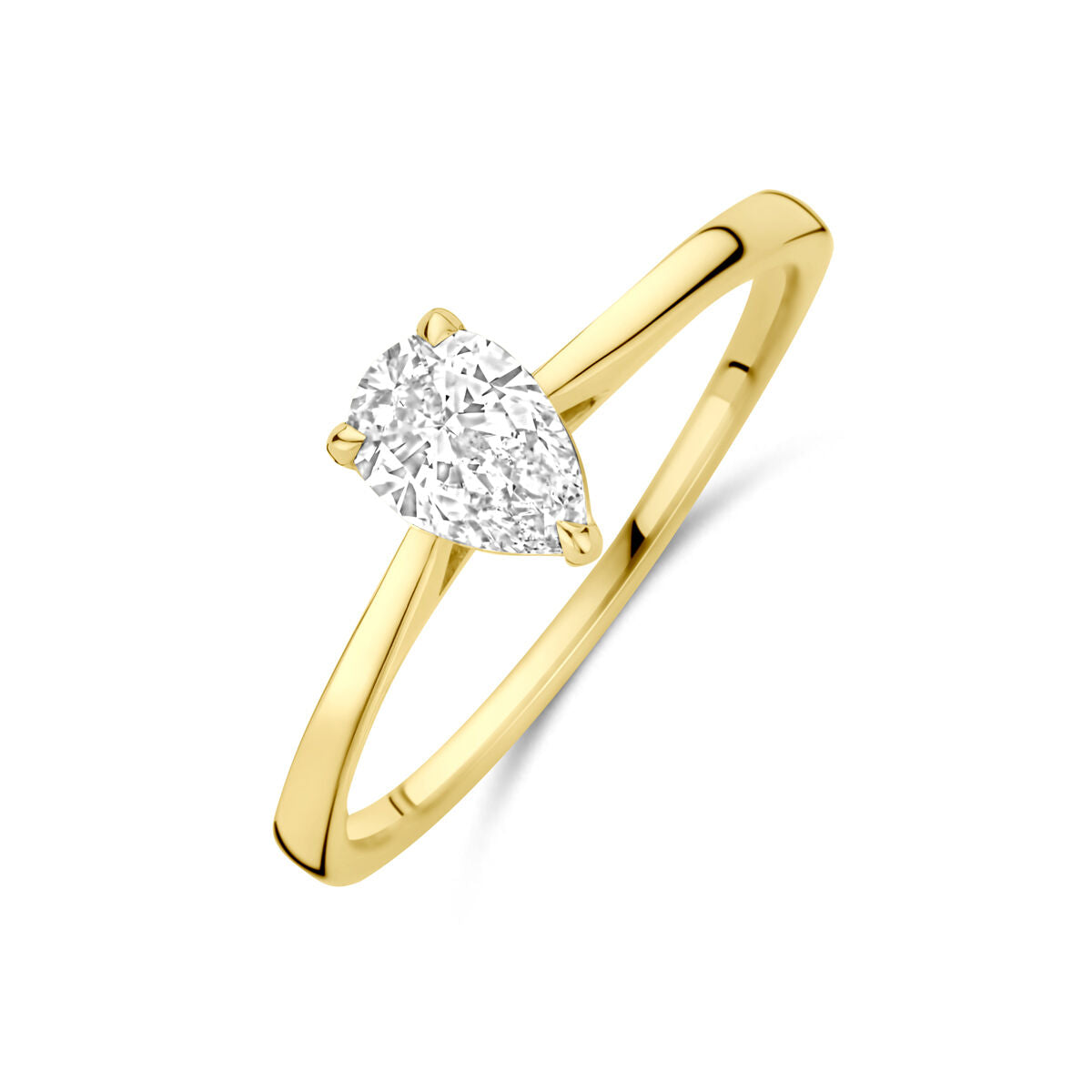 Fantasy Collection Ring lab grown diamant 0.50ct h si 14K geelgoud