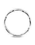 Zilveren Gerhodineerde Ring Schakel 1341094