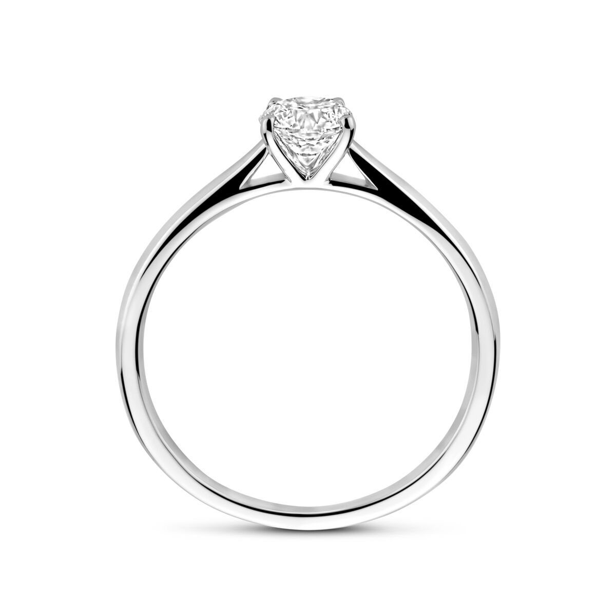 Fantasy Collection Ring lab grown diamant 0.50ct h si 14K witgoud