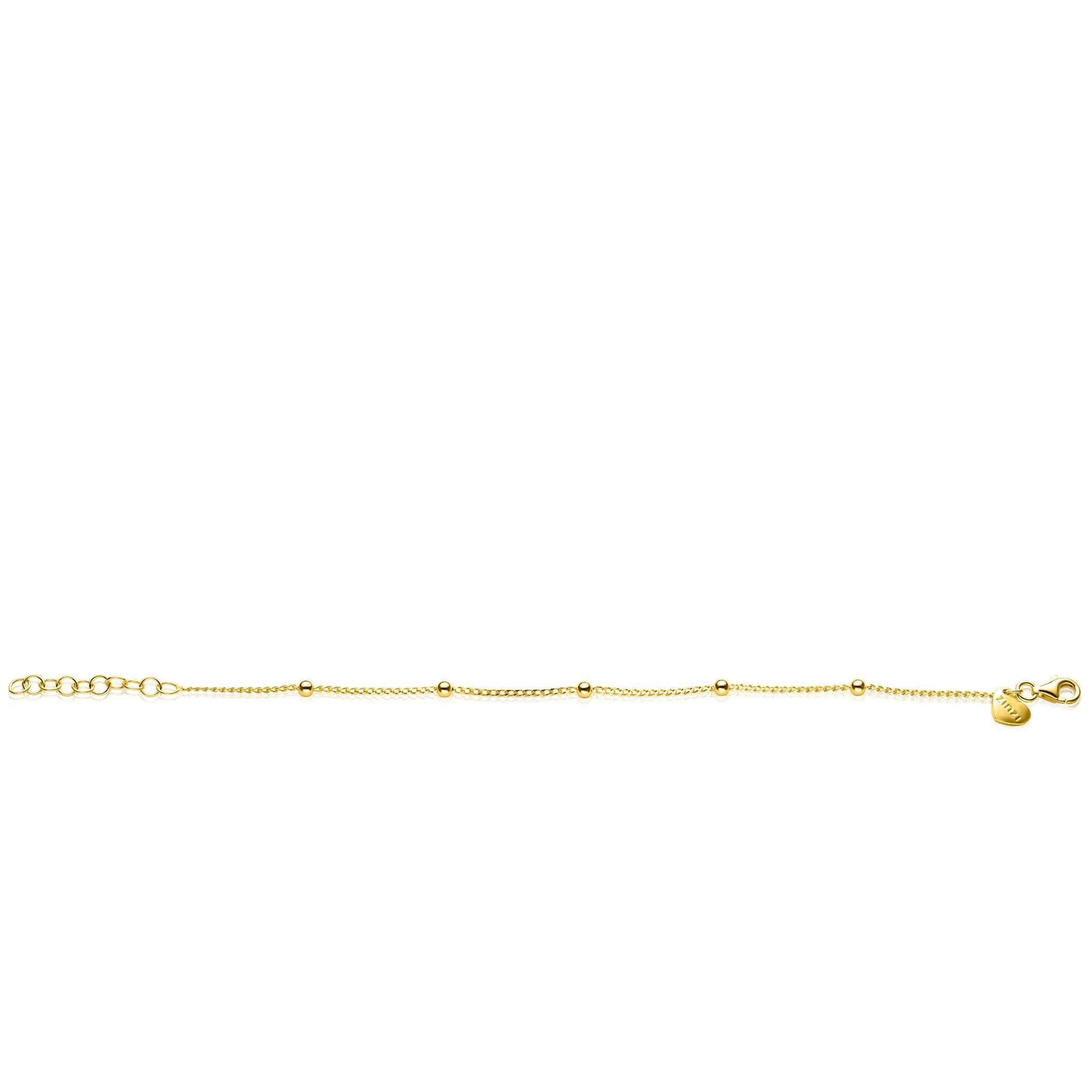 ZINZI Verguld Zilveren Armband 18-21 cm - ZIA2714G