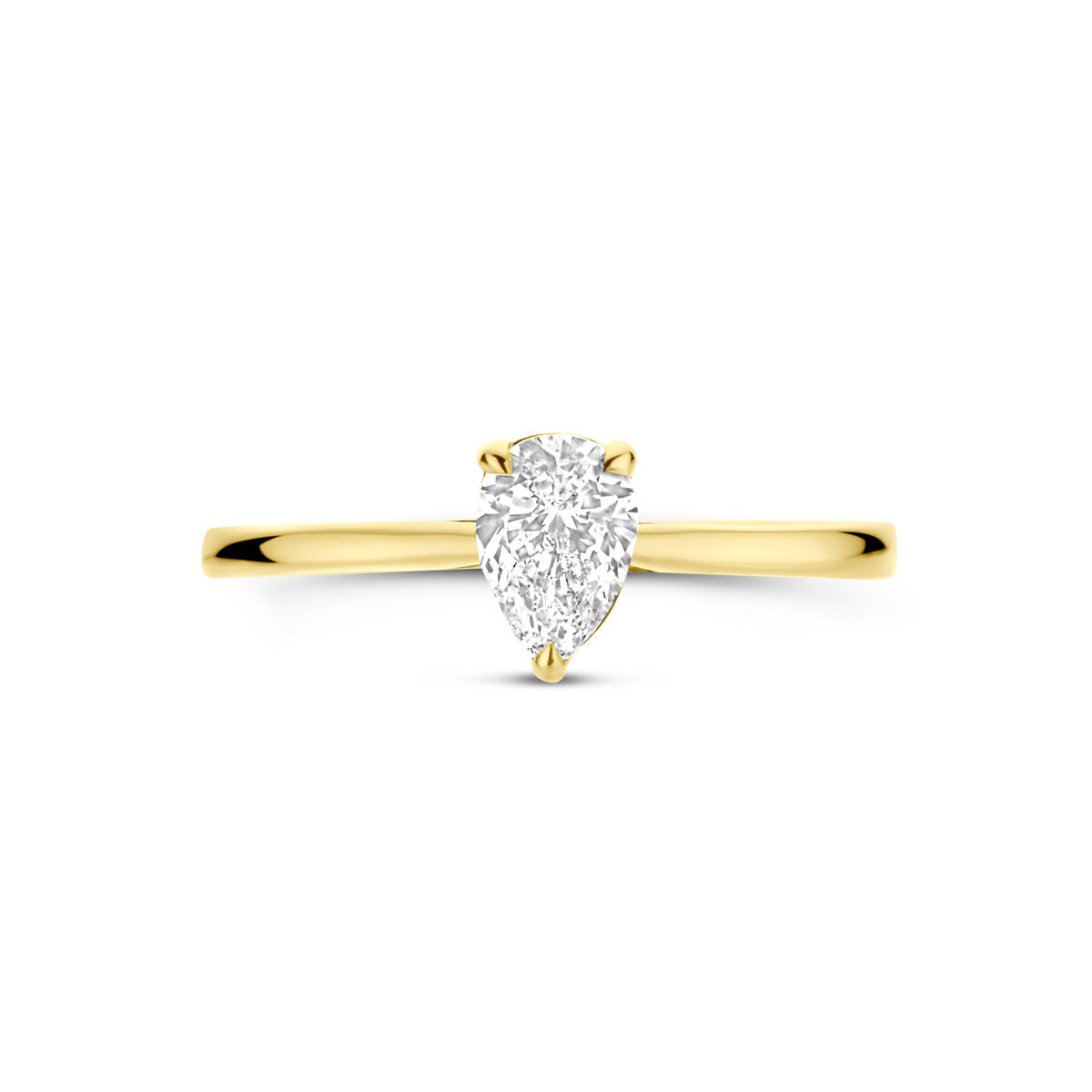 Fantasy Collection Ring lab grown diamant 0.50ct h si 14K geelgoud