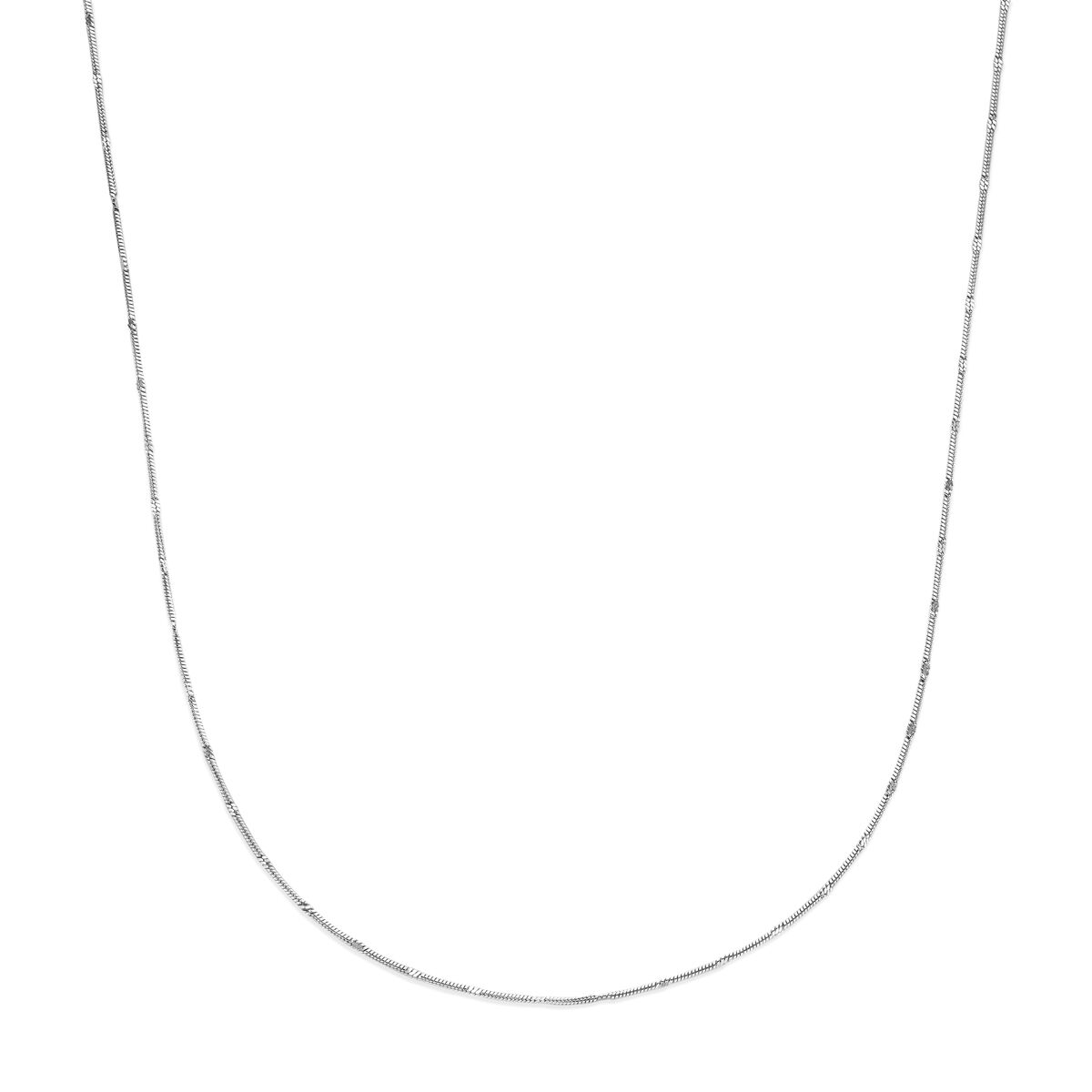 Fantasy Collection Collier slang rond 1,5 mm 41 + 4 cm zilver