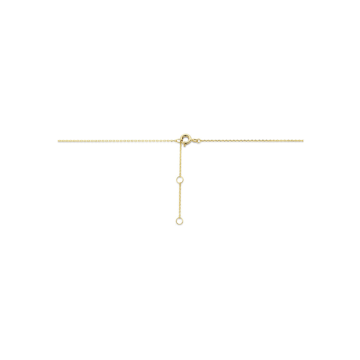 Fantasy Collection Collier hartje en infinity 40 - 42 - 44 cm 14K geelgoud