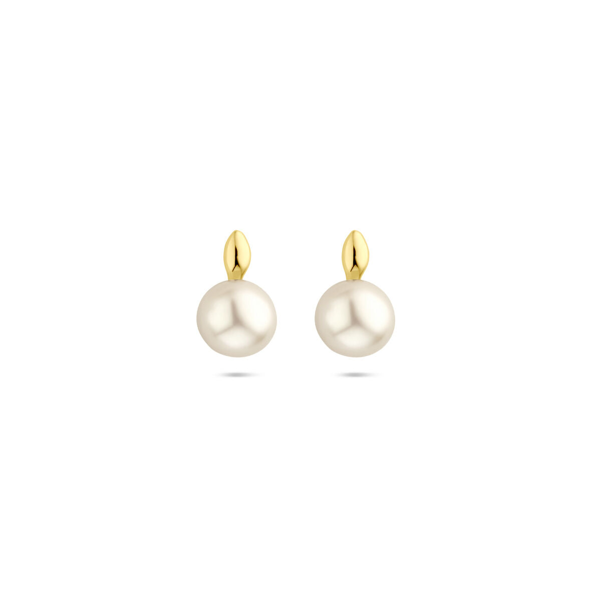 14K geelgouden oorknoppen parel 10 mm - 4034075