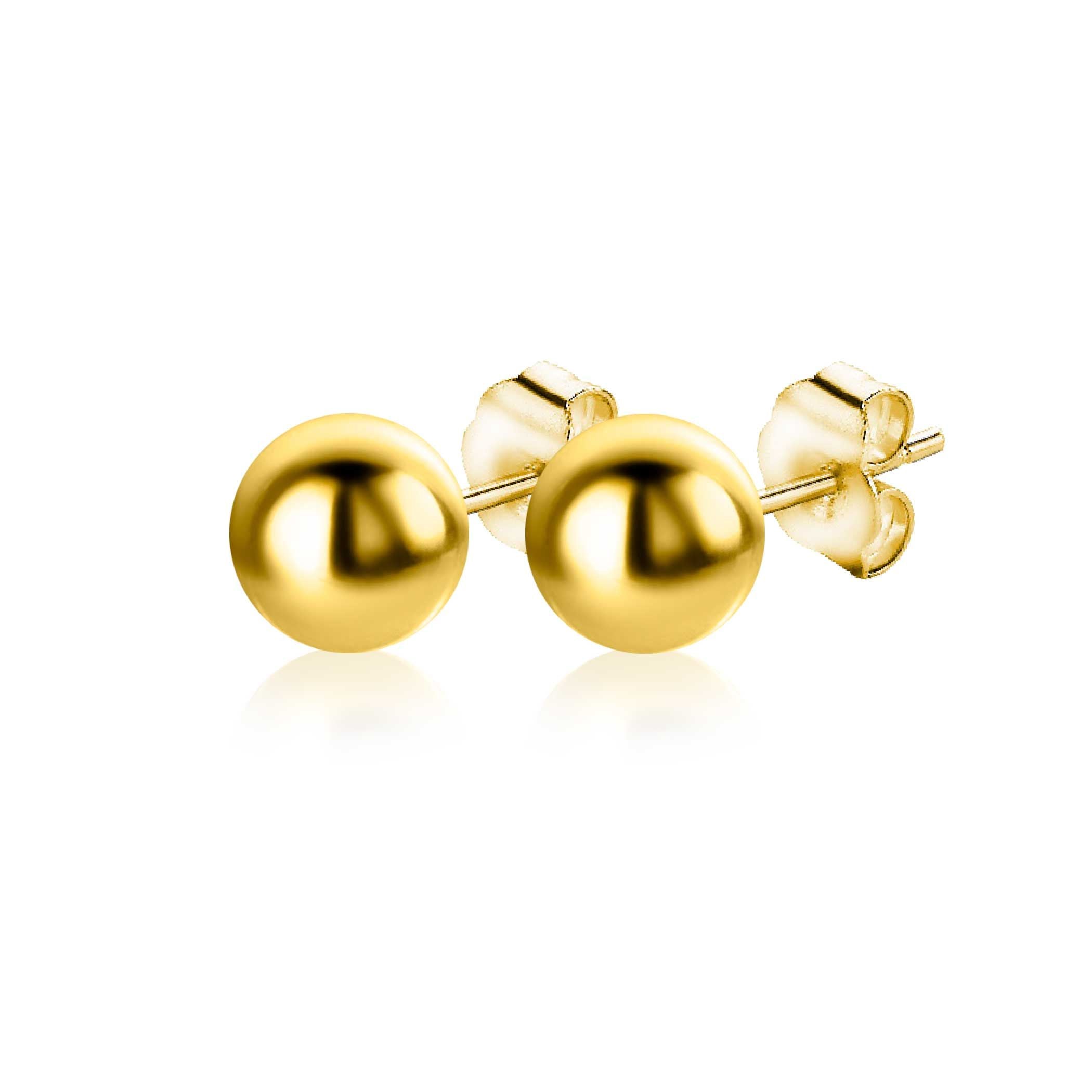 ZINZI 14K Gouden Oorknoppen ZGO395 oorbellen