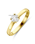 9K Geel Kleurig Ring Zirkonia 8000254 - PansiteNederland.nl