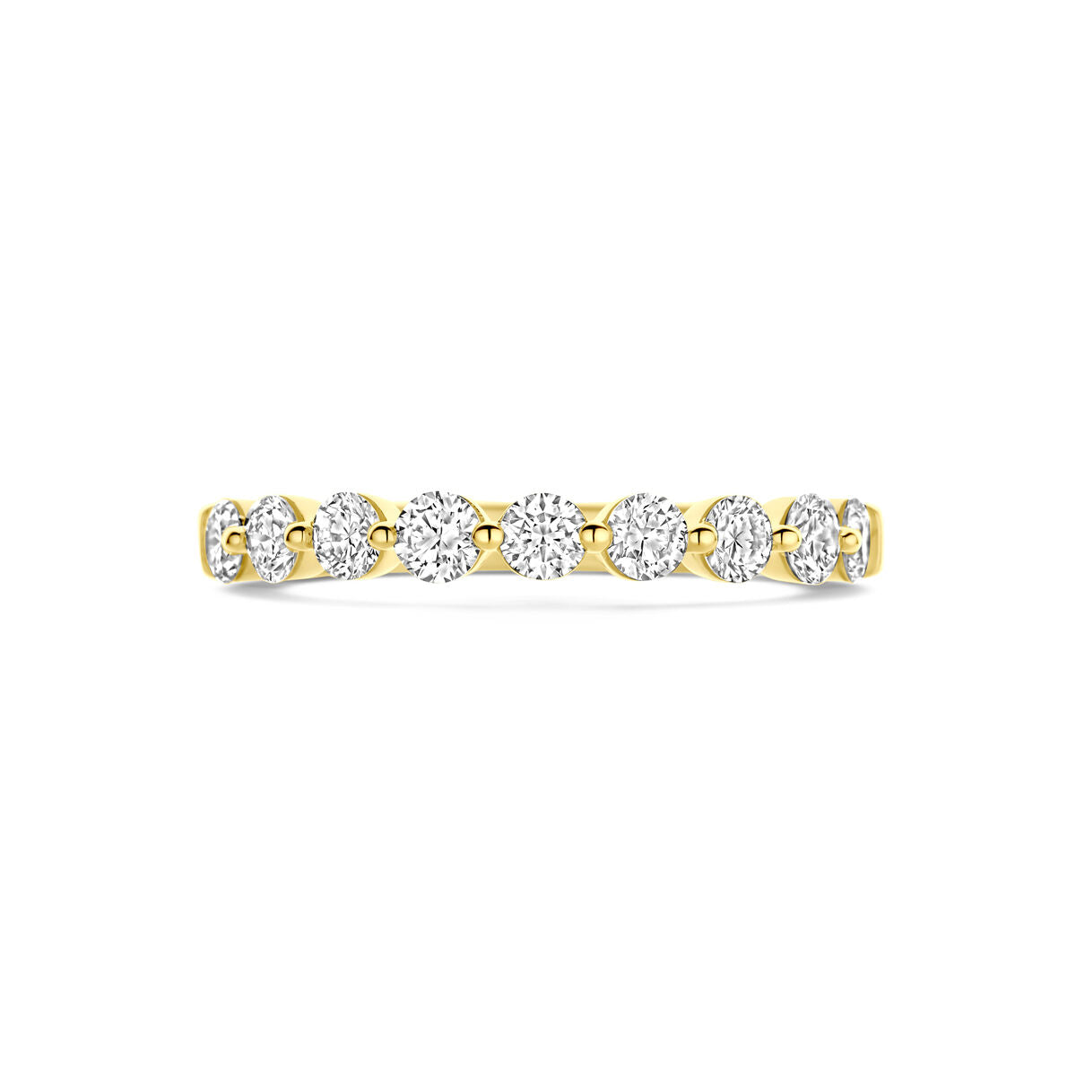 Fantasy Collection Ring lab grown diamant 0.75ct h si 14K geelgoud