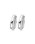 Zilveren gerhodineerde klapoorringen 16,5 mm - 1340782