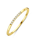 14K Geelgouden Ring Zirkonia 4034320