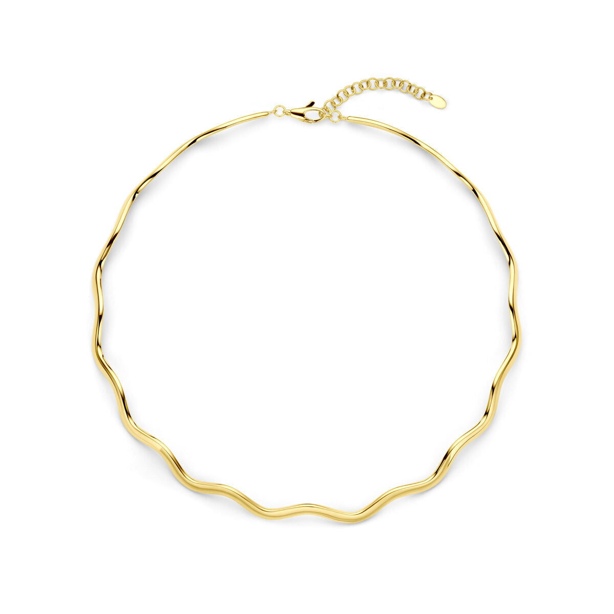 Fantasy Collection Collier spang 3,5 mm 41 + 4 cm 14K geelgoud