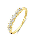 14K Geelgouden Ring Diamant 0.24Ct H Si 4034053