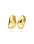 Zilveren vergulde geel klapoorringen 15 mm 1 micron - 2104034