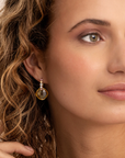 Sparkling Jewels Oorstenen | Cushion Cut - Light Gold Citrine Quartz EAGEM65-CC - PansiteNederland.nl