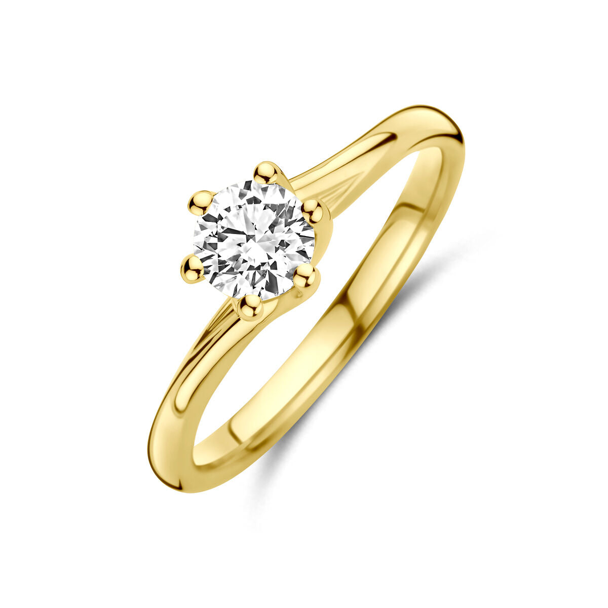 Fantasy Collection Ring lab grown diamant 0.50ct g vs 14K geelgoud