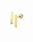 Zinzi Gold 14 krt gouden staaf oorstekers 10mm ZGO317
