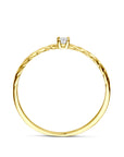 14K Geelgouden Ring Zirkonia 4034311