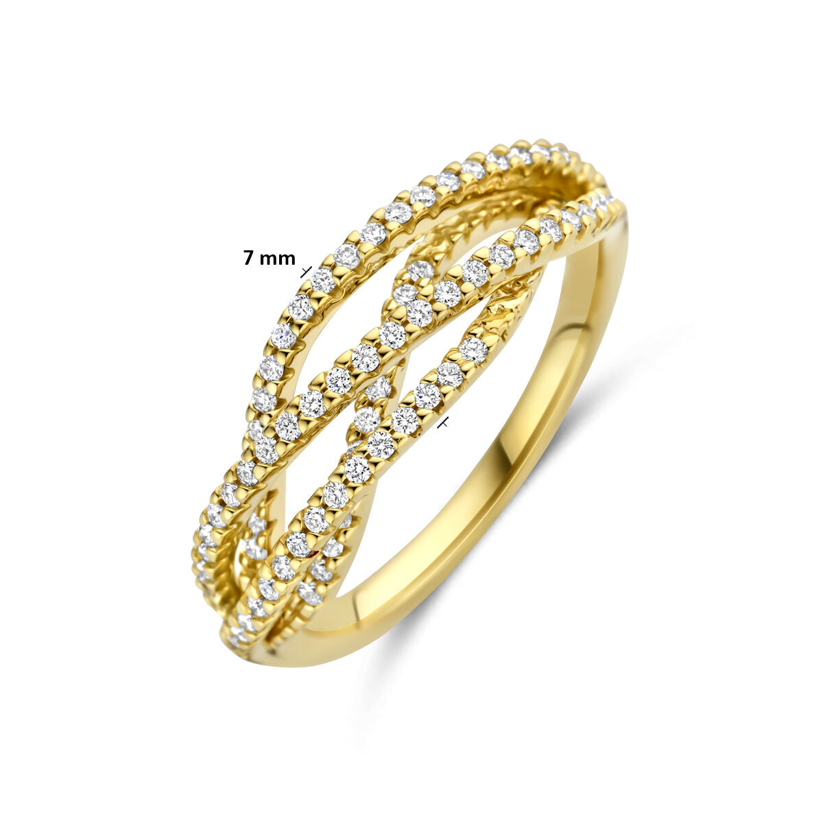 Fantasy Collection Ring diamant 0.34ct h si 14K geelgoud