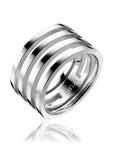 Mart Visser by ZINZI zilveren ring glad MVR1 - PansiteNederland.nl