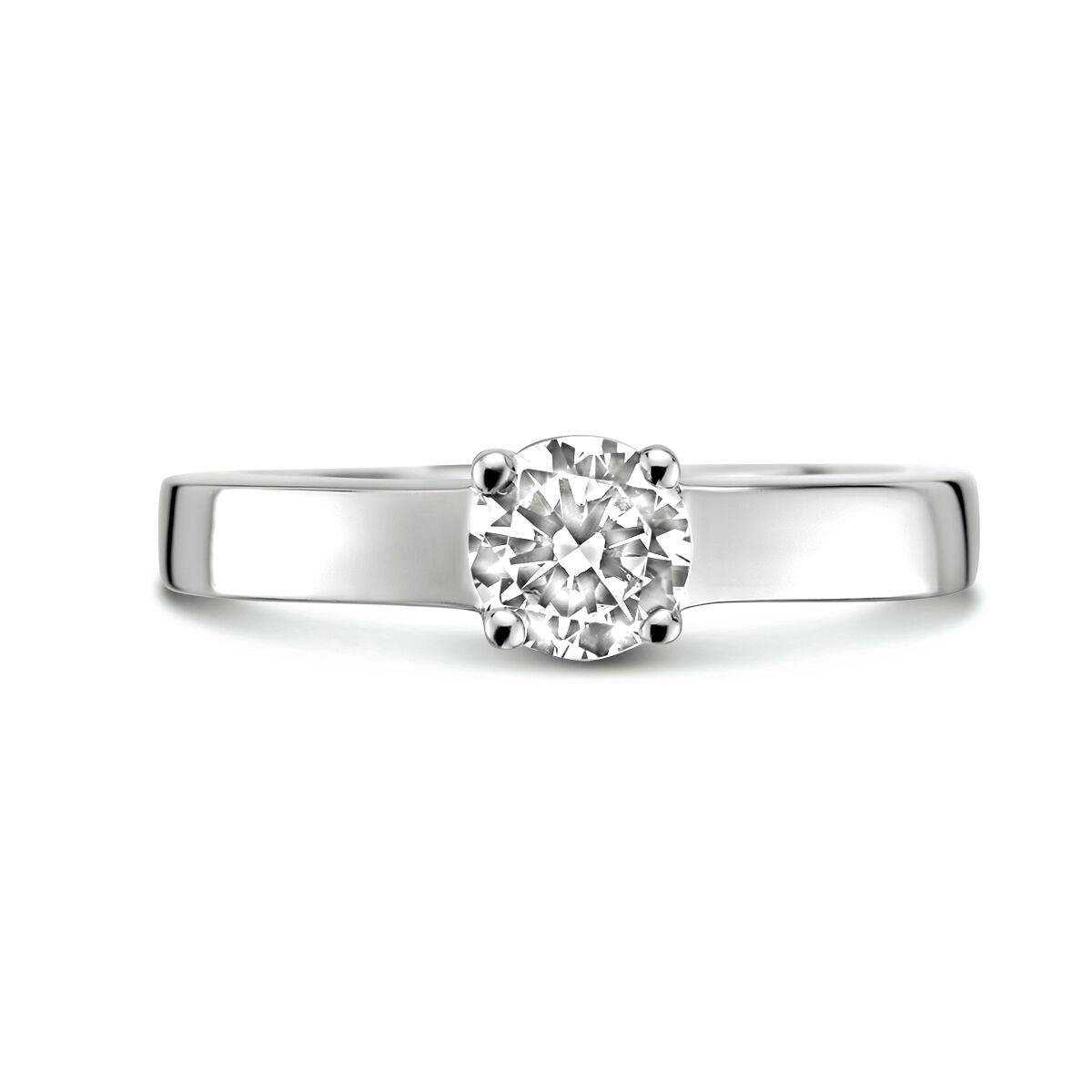 Fantasy Collection Ring zirkonia poli/mat zilver