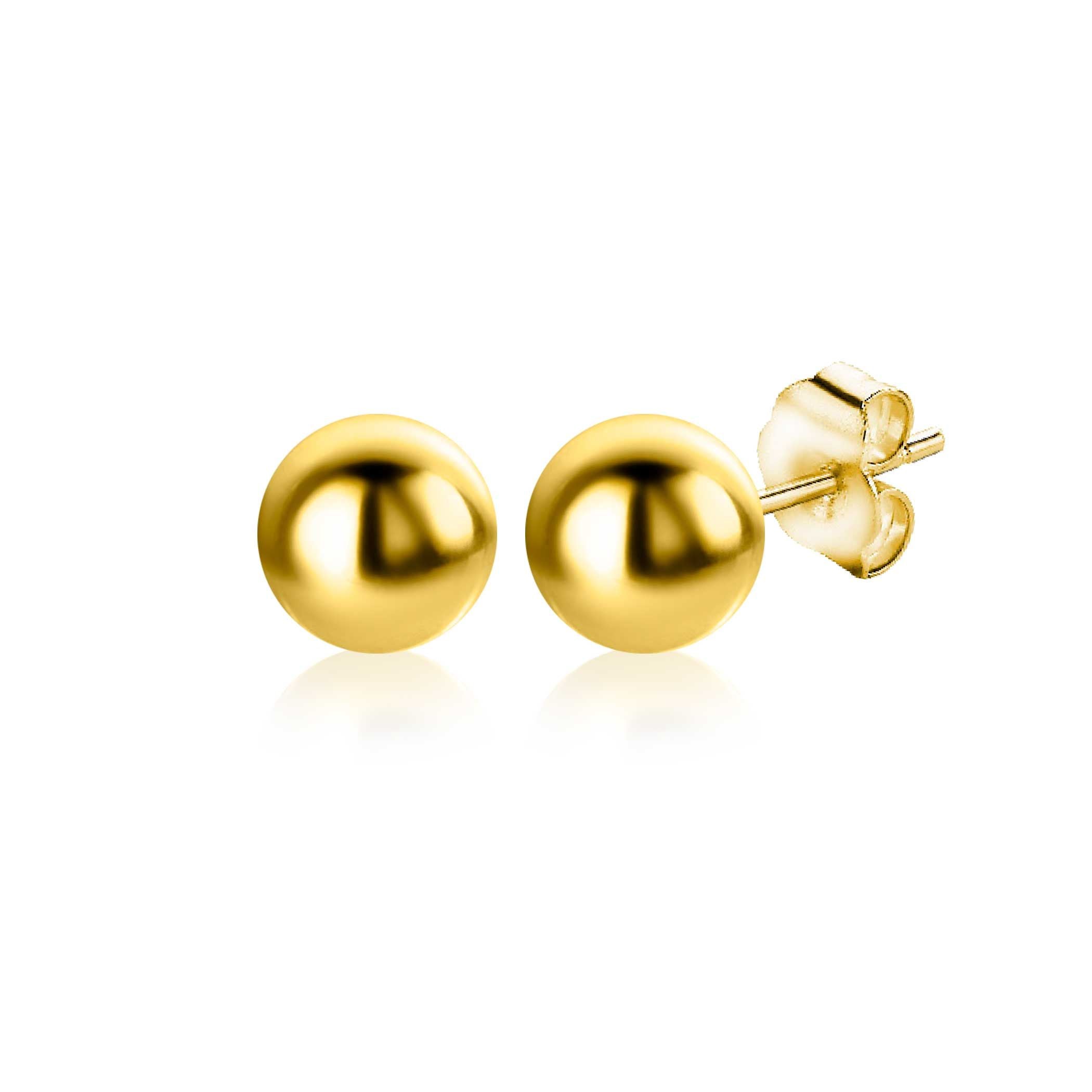 ZINZI 14K Gouden Oorknoppen ZGO395 oorbellen