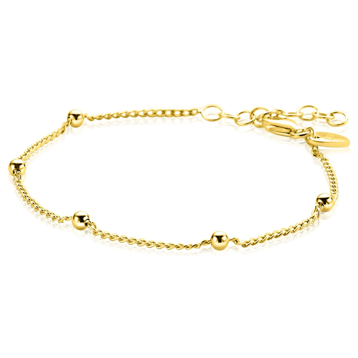 ZINZI Verguld Zilveren Armband 18-21 cm - ZIA2714G