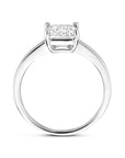 Zilveren Gerhodineerde Ring Zirkonia 1340921