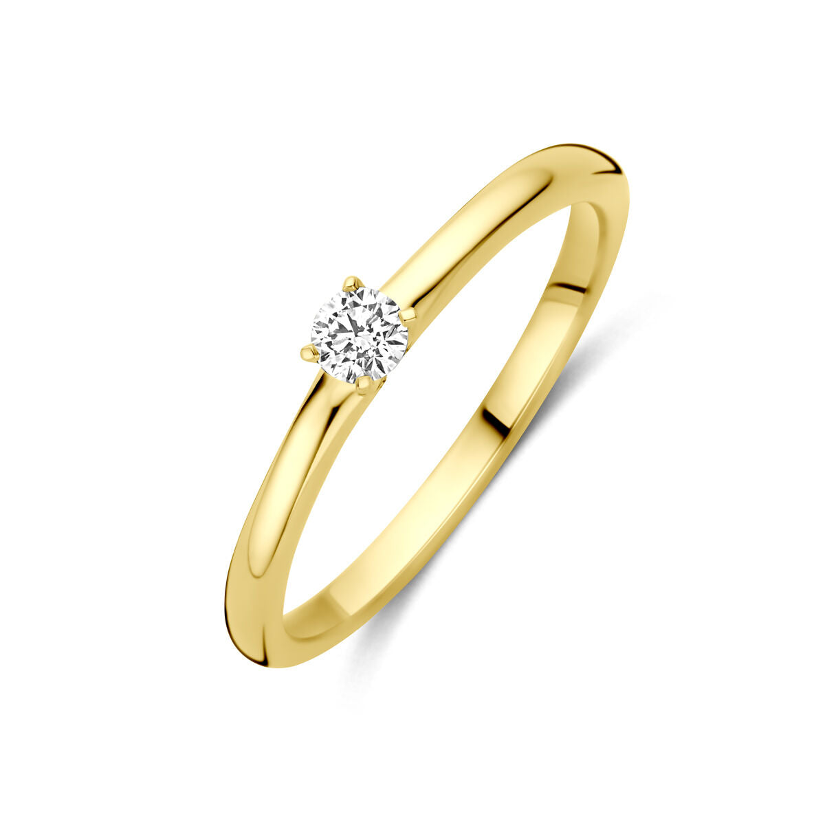 Fantasy Collection Ring lab grown diamant 0.10ct g vs 14K geelgoud