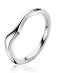 ZINZI zilveren ring organisch gevormd 3,5mm breed ZIR2627 - PansiteNederland.nl
