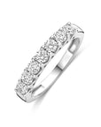 Zilveren Gerhodineerde Ring Zirkonia 1341231