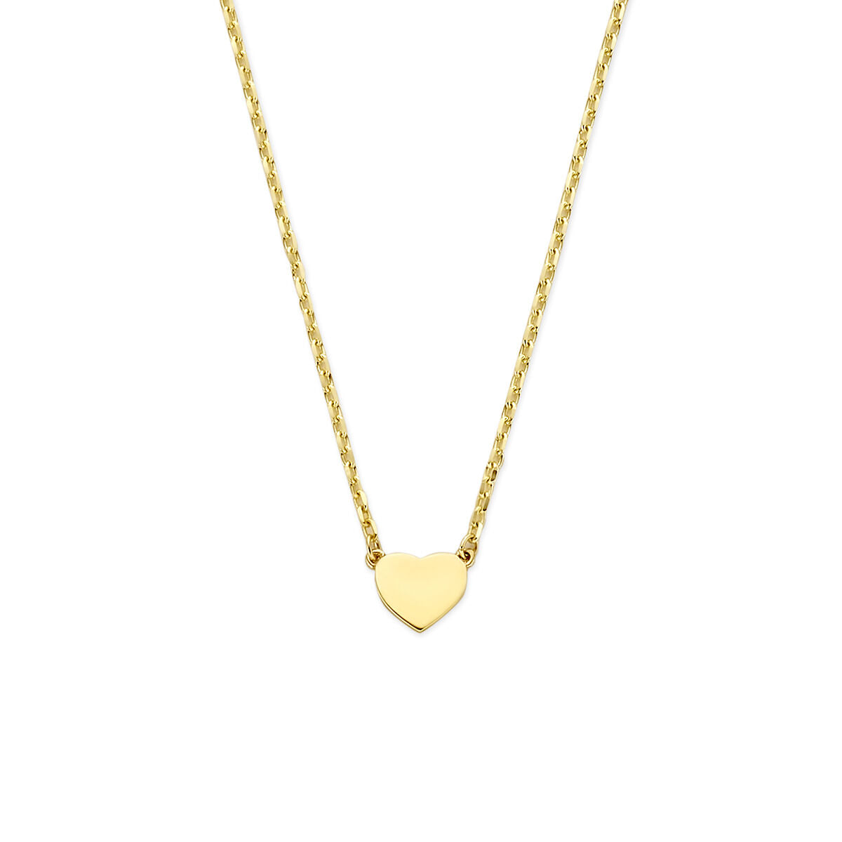Fantasy Collection 9K collier hartje 41 - 43 - 45 cm 9K geelgoud