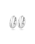 Zilveren gerhodineerde klapoorringen 13,5 mm - 1340807