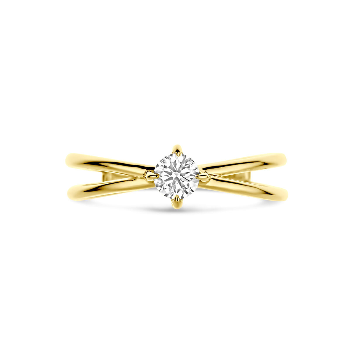 Fantasy Collection Ring lab grown diamant 0.25ct h si 14K geelgoud