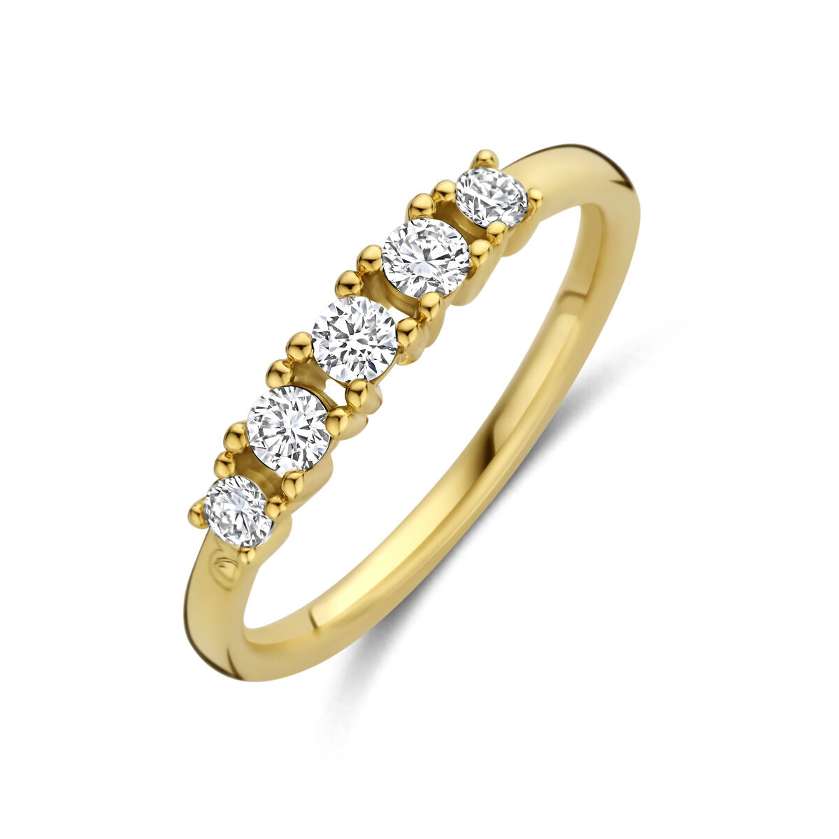 Fantasy Collection Ring lab grown diamant 0.32ct f vs 14K geelgoud