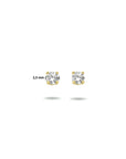14K Geelgoud Oorknoppen Zirkonia 4010145