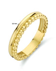 9K Gouden Geel Kleurig Ring Bolletjes 8000223 - PansiteNederland.nl