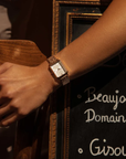 Rosefield horloge OCWSRG-O42 The Octagon White Sunray Steel Rose Gold - PansiteNederland.nl