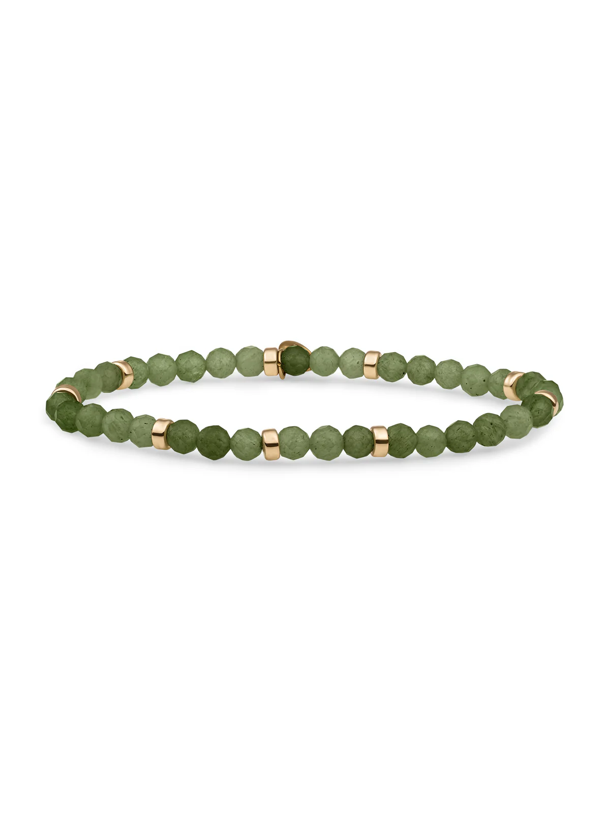 Sparkling Jewels armband Lime Jade Roundel Interstellar - Silver SB-GEM64-MIX-RDL - PansiteNederland.nl