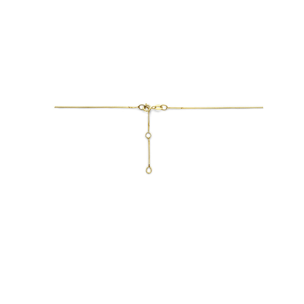 Fantasy Collection Collier rozet zirkonia 40 - 42 - 44 cm 14K geelgoud