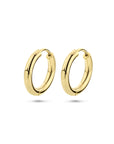 9K Geelgouden 9k oorringen 15 mm - 8000158
