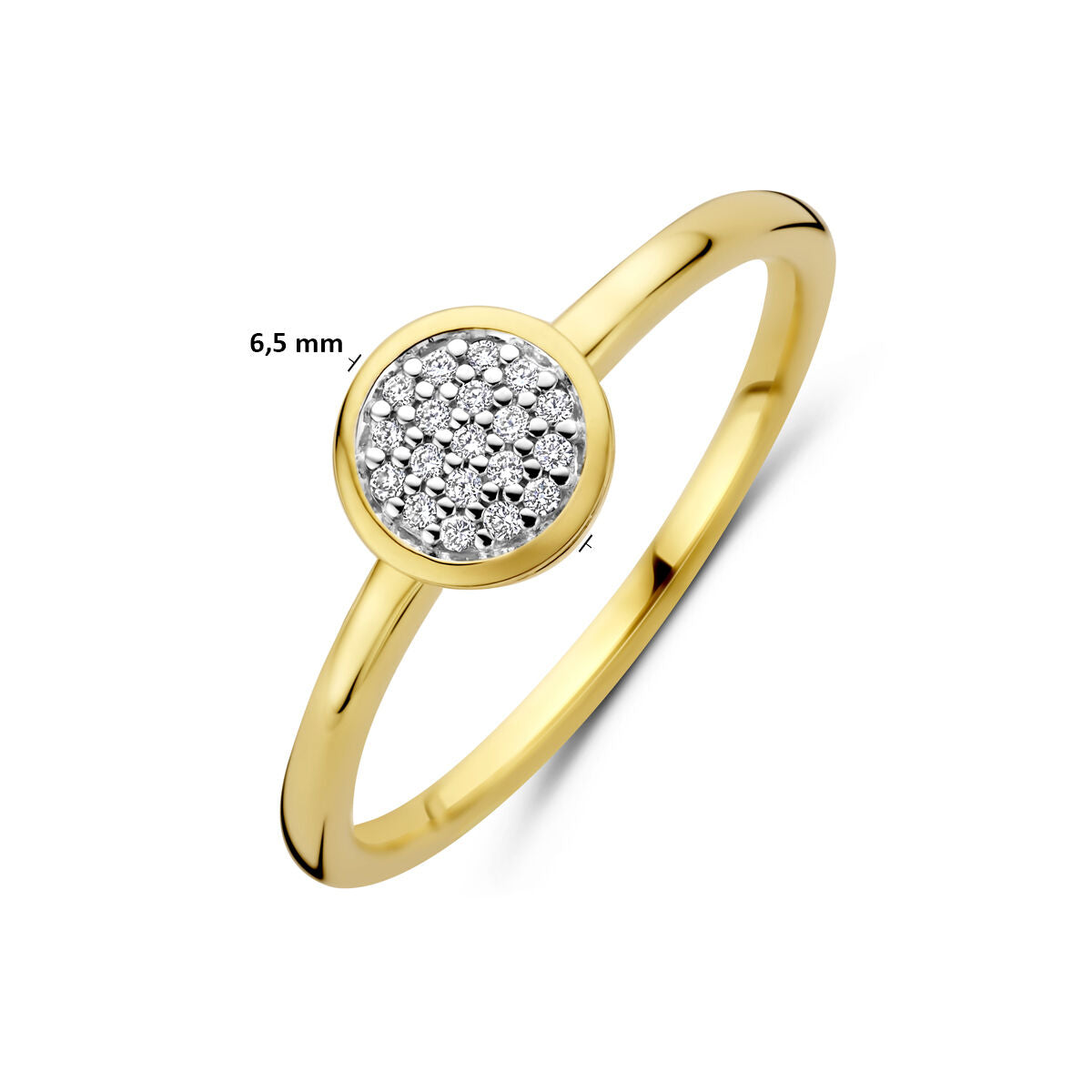 Fantasy Collection Ring diamant 0.06ct h si 14K geelgoud