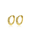 Zinzi Gold 14 krt gouden oorringen bolletjes motief met luxe sluiting 10 x 1,7mm ZGO399CR