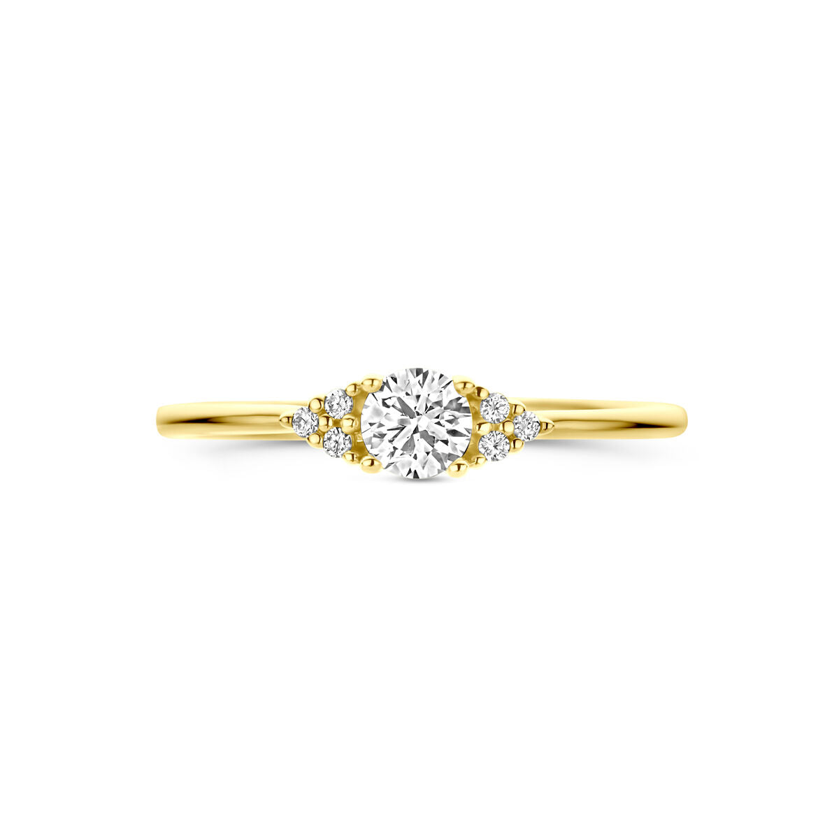 Fantasy Collection Ring diamant 0.28ct h si 14K geelgoud