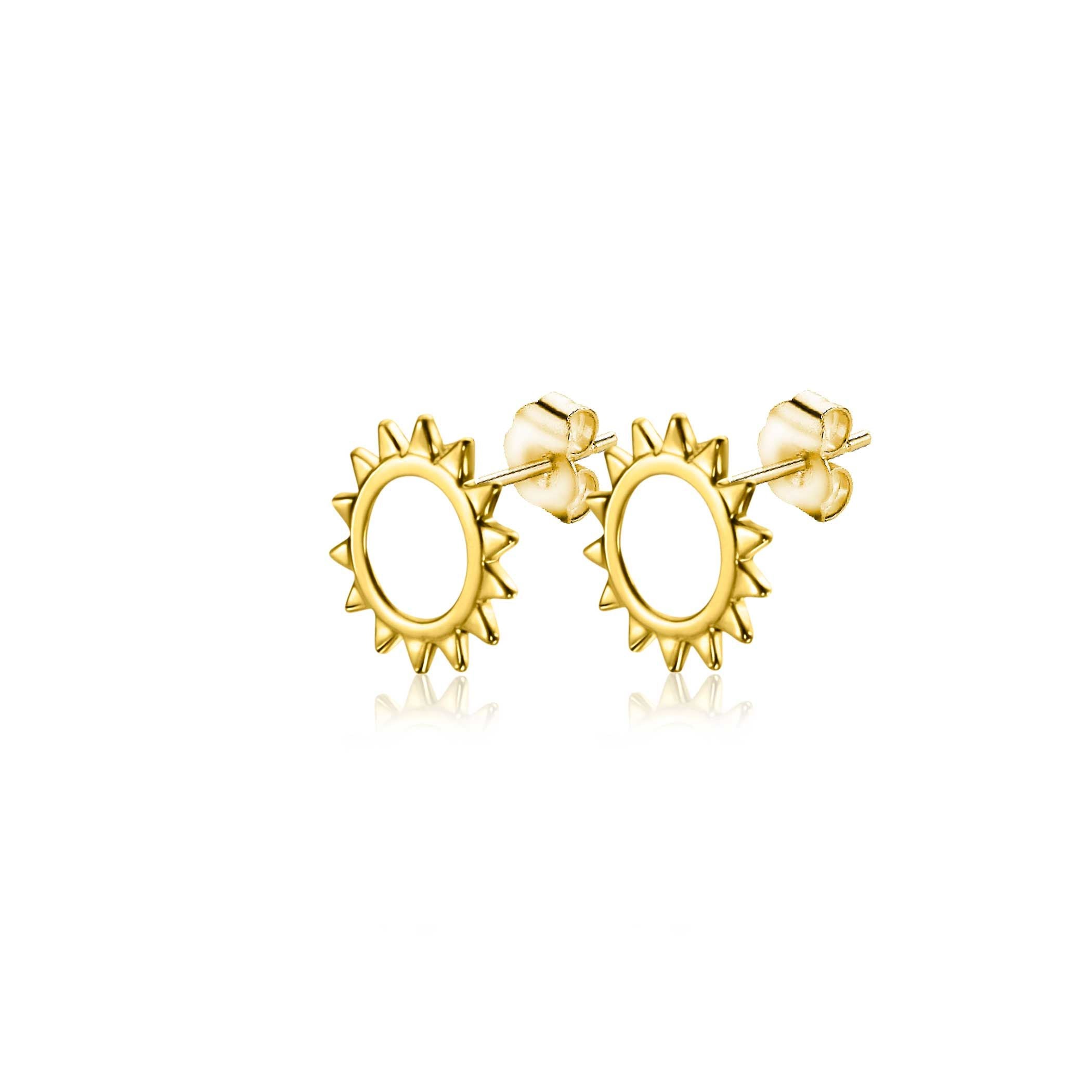 ZINZI 14K Gouden Oorknoppen ZGO401 oorbellen