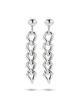 Zilver Gerhodineerd Oorhangers Schakel 1337238 - PansiteNederland.nl