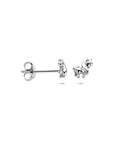 Zilveren gerhodineerde oorknoppen eenhoorn 5,5 mm - 1341719
