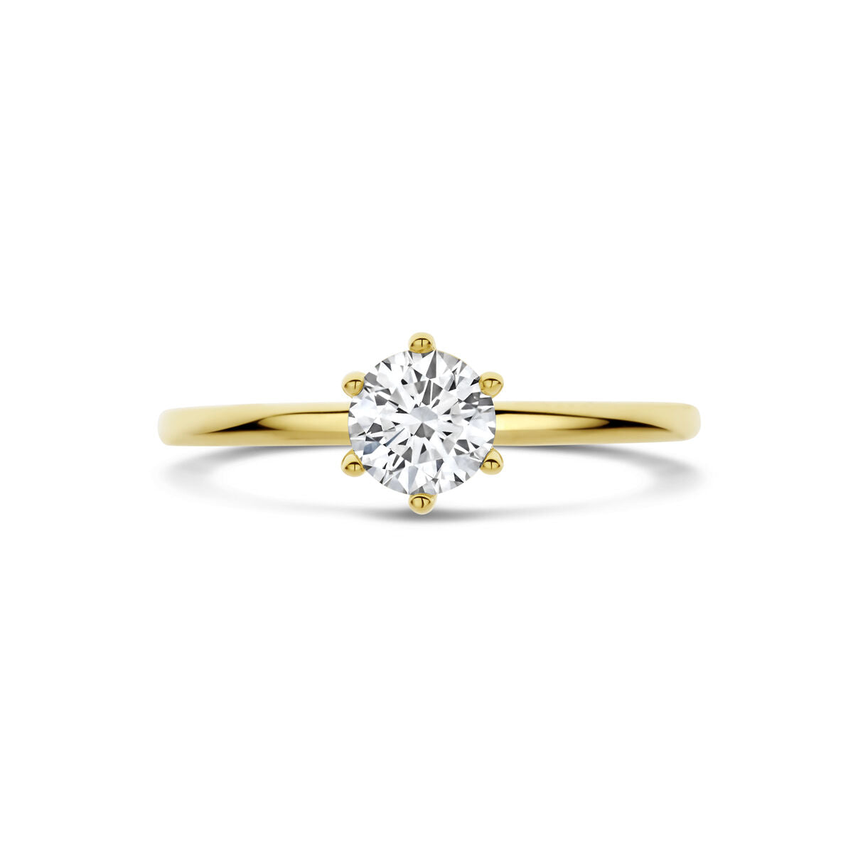 Fantasy Collection Ring lab grown diamant 0.50ct f vs 14K geelgoud