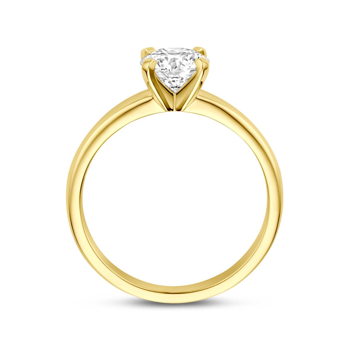 Fantasy Collection Ring lab grown diamant 1.00ct g vs 14K geelgoud