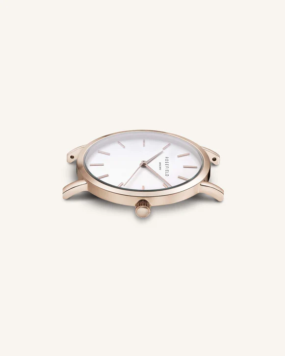 Rosefield horloge MWR-M42 THE MERCER White Rosegold - PansiteNederland.nl